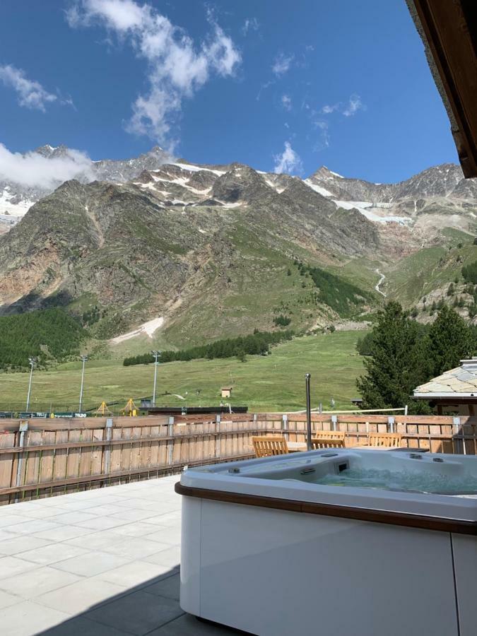 Palace Luxury Wellness Apartment And Boutique Hotel Ski-In-Out Saas Fee Exterior foto