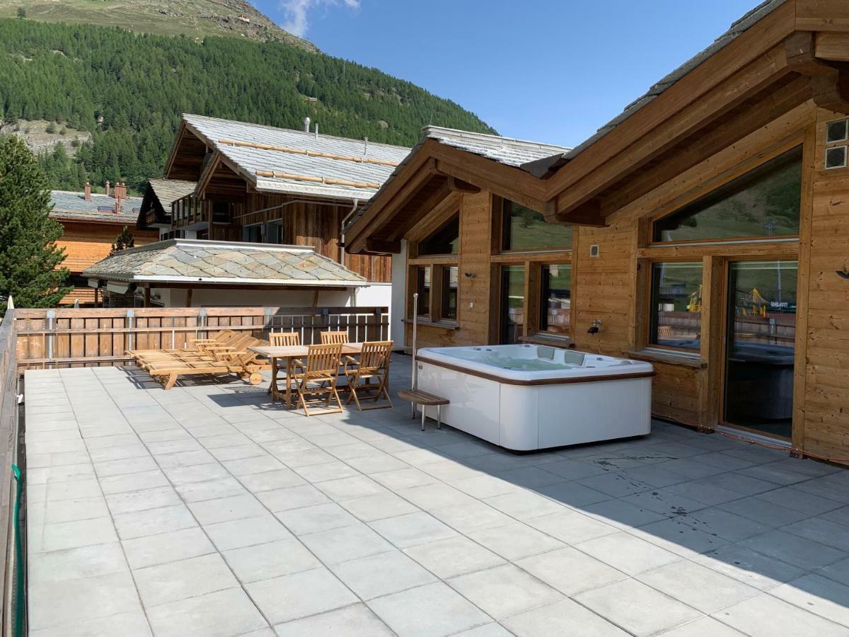 Palace Luxury Wellness Apartment And Boutique Hotel Ski-In-Out Saas Fee Exterior foto