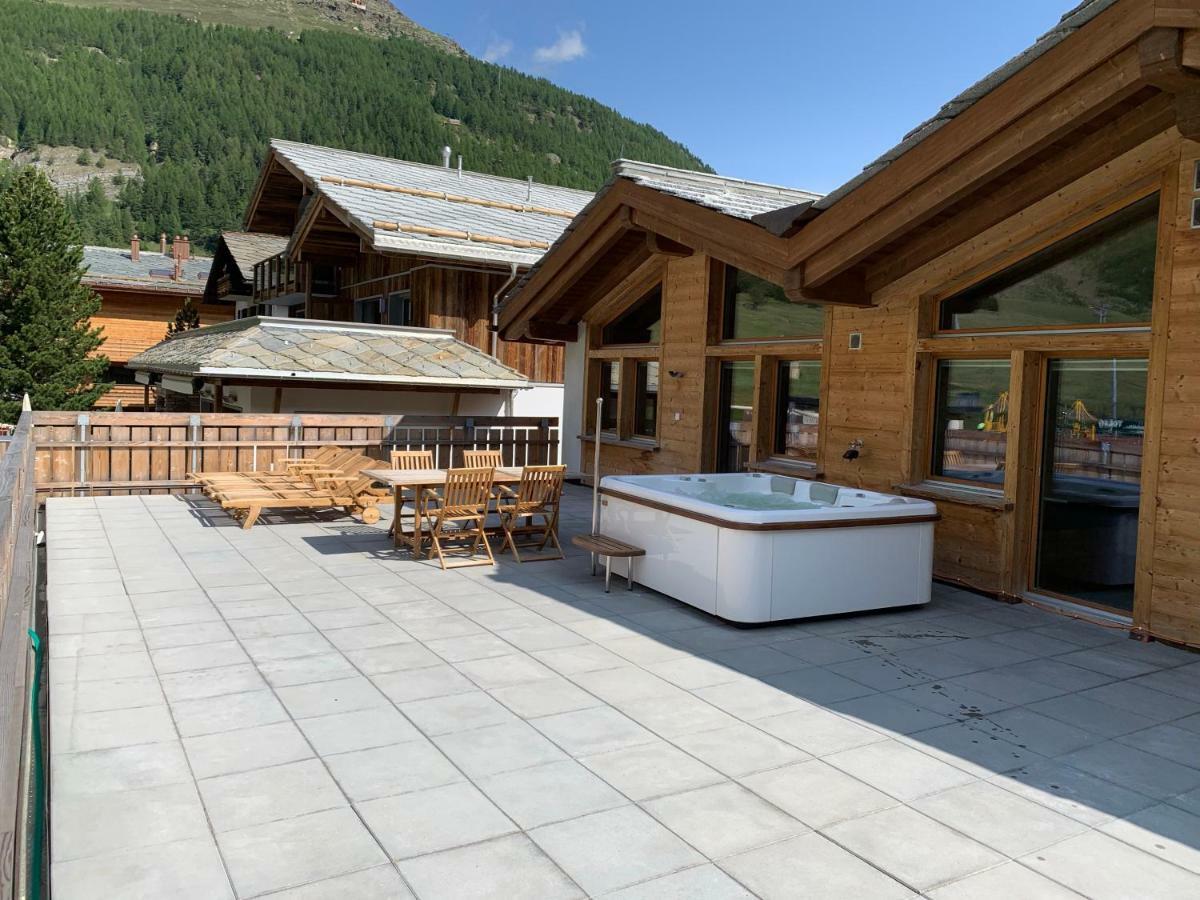 Palace Luxury Wellness Apartment And Boutique Hotel Ski-In-Out Saas Fee Exterior foto