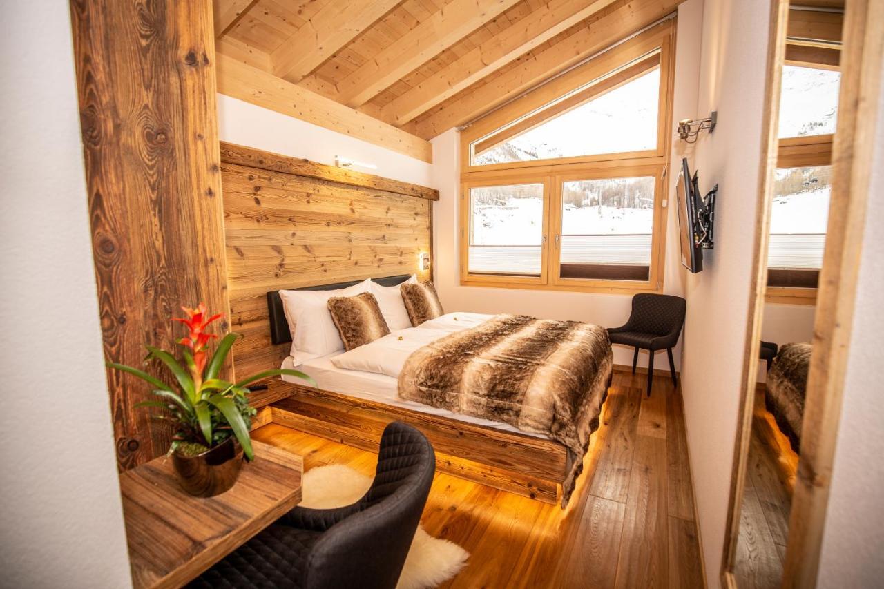 Palace Luxury Wellness Apartment And Boutique Hotel Ski-In-Out Saas Fee Exterior foto